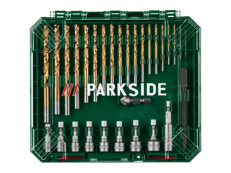 PARKSIDE® Juego de brocas y puntas, 75 piezas