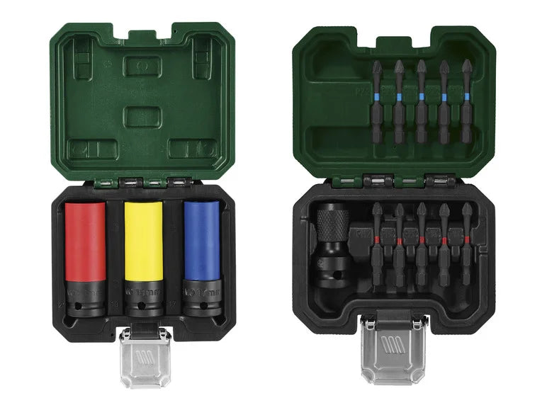 PARKSIDE® Juego de dados para impacto PSS 3 B1 o adaptadores para atornilladora de impacto PSAB 11 A1