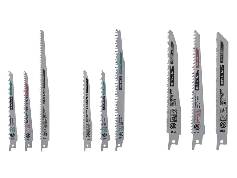 PARKSIDE® Juego de 3 hojas para sierra sable